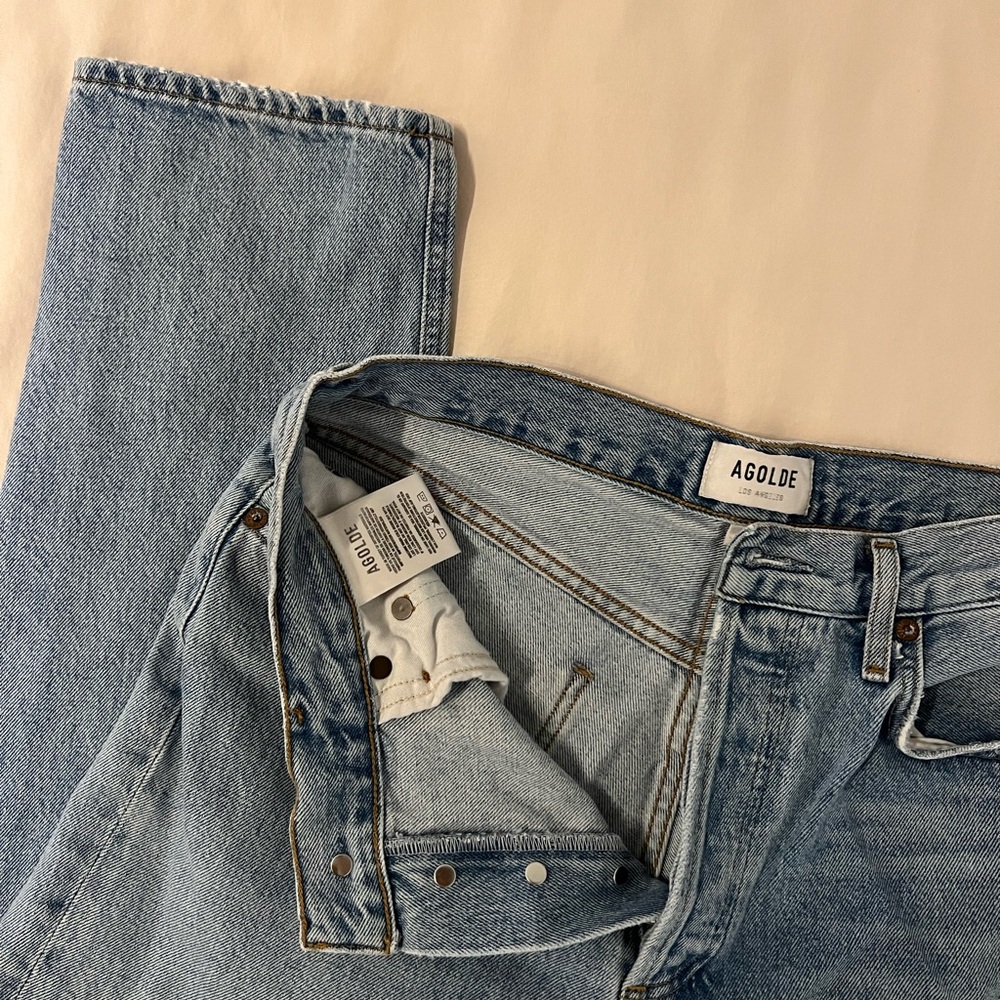AGOLDE Fen High Rise Relaxed Taper Denim Jeans